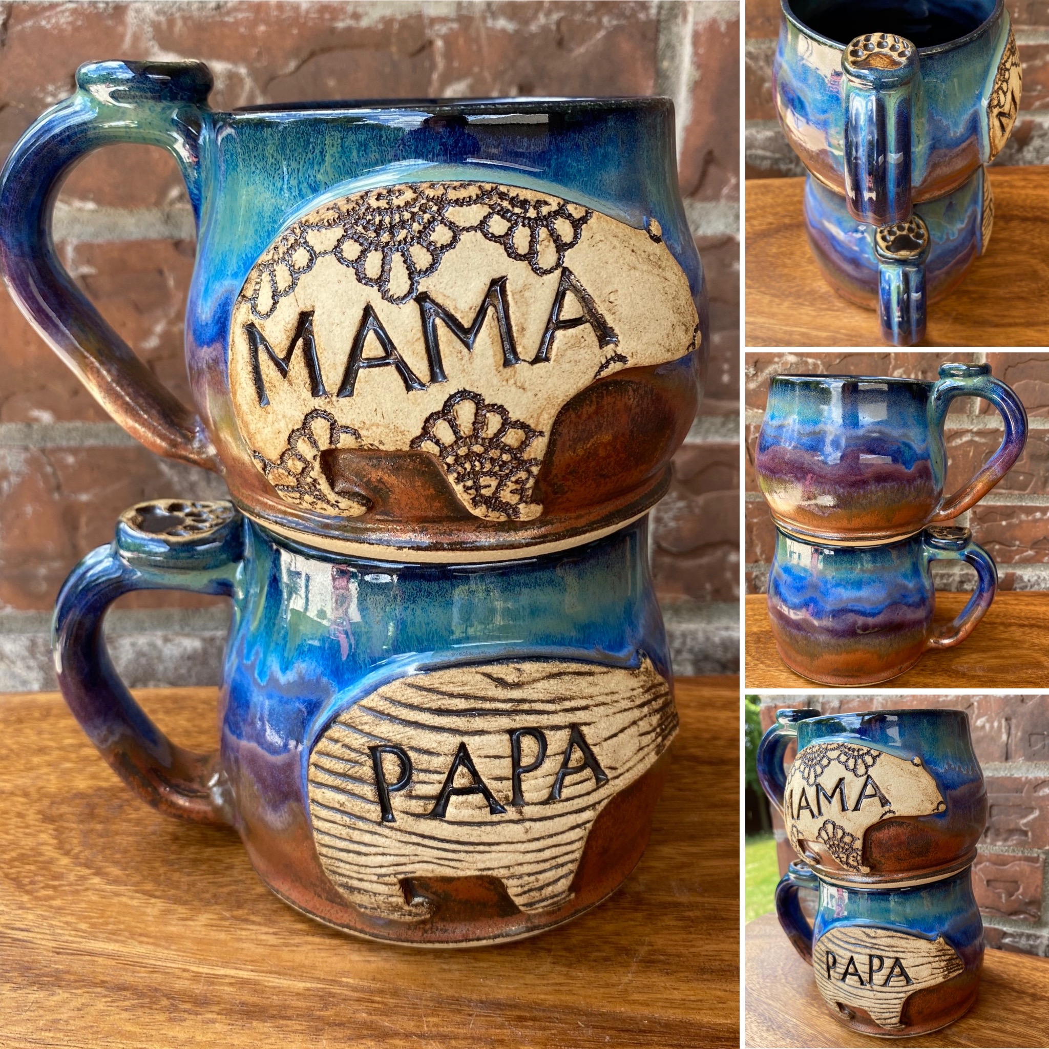 Mama Bear Pottery Mug — Polar Bear Gifts